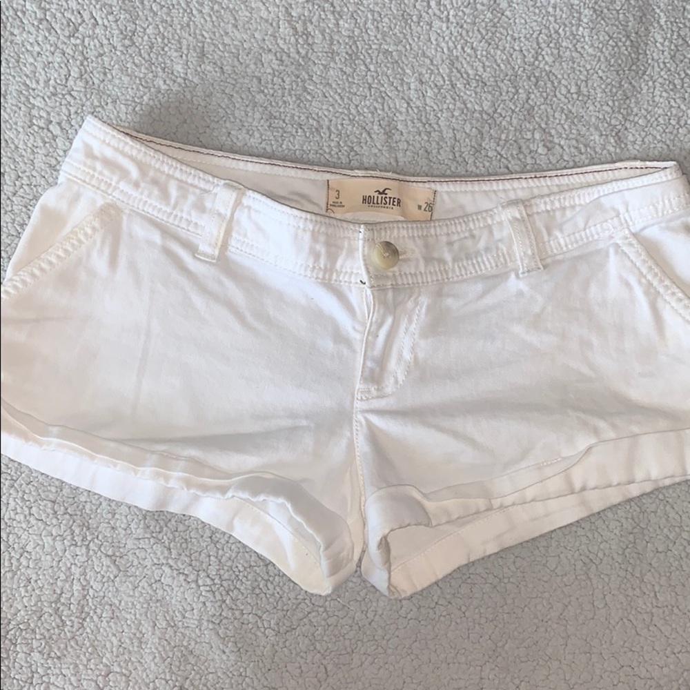 Hollister White Shorts